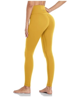 HeyNuts Essential Full Length Yoga Leggings, High Waisted Compression Pants 28''