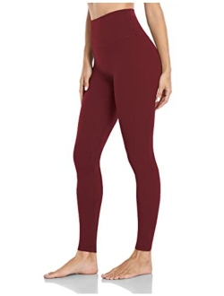 HeyNuts Essential Full Length Yoga Leggings, High Waisted Compression Pants 28''