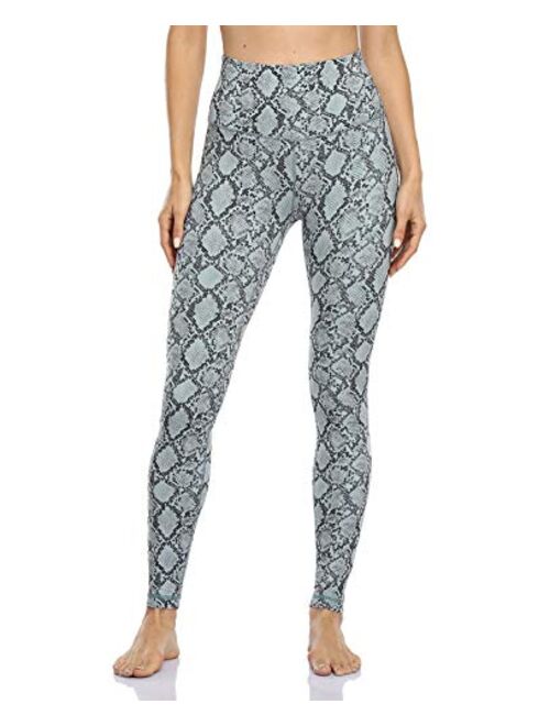 HeyNuts Essential Full Length Yoga Leggings, High Waisted Compression Pants 28''