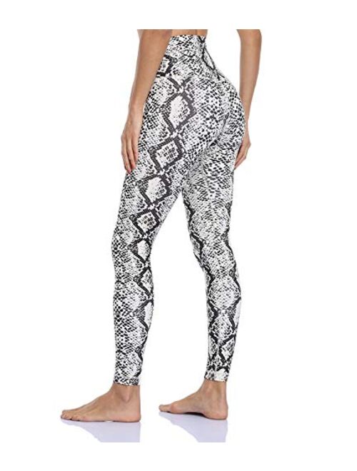 HeyNuts Essential Full Length Yoga Leggings, High Waisted Compression Pants 28''