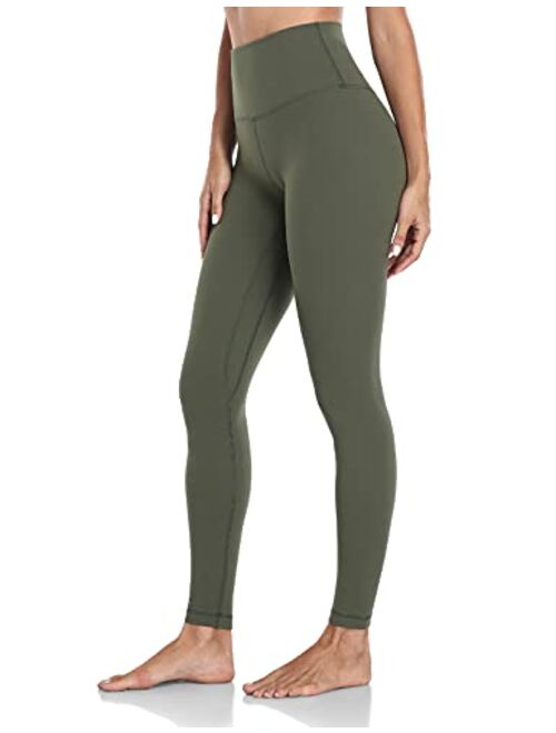 HeyNuts Essential Full Length Yoga Leggings, High Waisted Compression Pants 28''