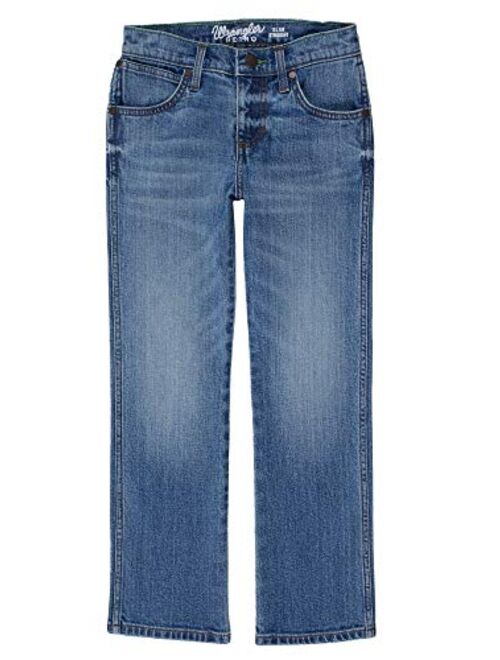 Wrangler Boys' Retro Slim Fit Straight Leg Jean