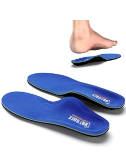 VALSOLE Plantar Fasciitis Insoles for Men and Women Arch Supports Orthotics Shoe Inserts, Relieve Flat Feet, High Arch, Foot Pain