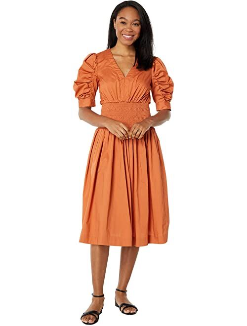 BCBGMAXAZRIA Smocked Waist Day Dress