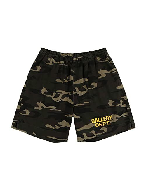 Buy Yerllda Gallery Dept Shorts Men's Retro Camo Cargo Shorts High ...