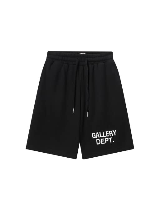 JNTTIQ Gallery Dept Mens Shorts Streetwear Hip Hop Athletic Shorts Womens Fashion Letter Logo Print Jogger Workout Sweatpants