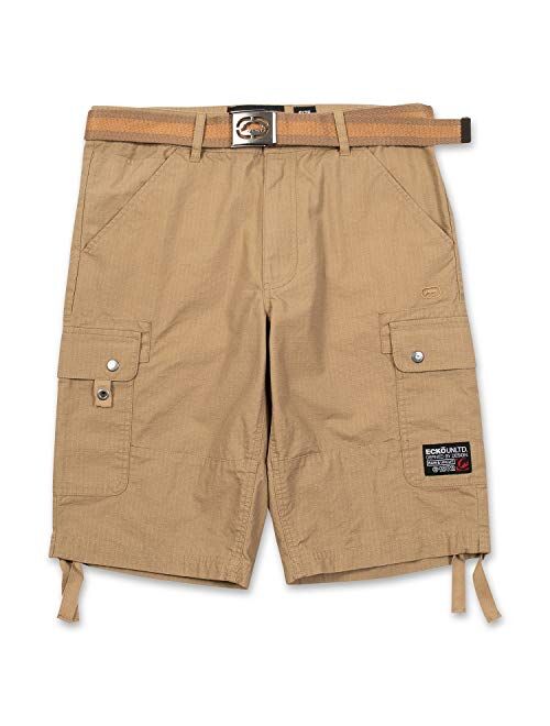 Ecko Unltd. Shorts for Men, Ripstop Cargo Shorts for Men, Big and Tall Shorts w Belt