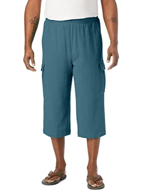 KingSize Men's Big & Tall Gauze Cargo Judo Shorts