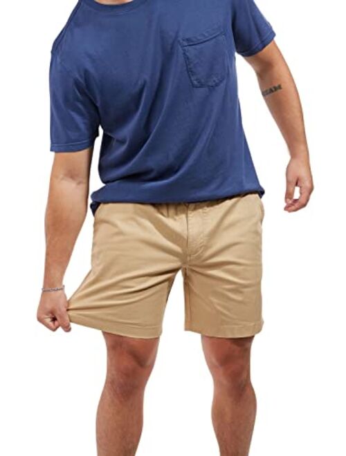 Chubbies Men’s Short Shorts 5.5” Inseam, Stretch Casual Chino