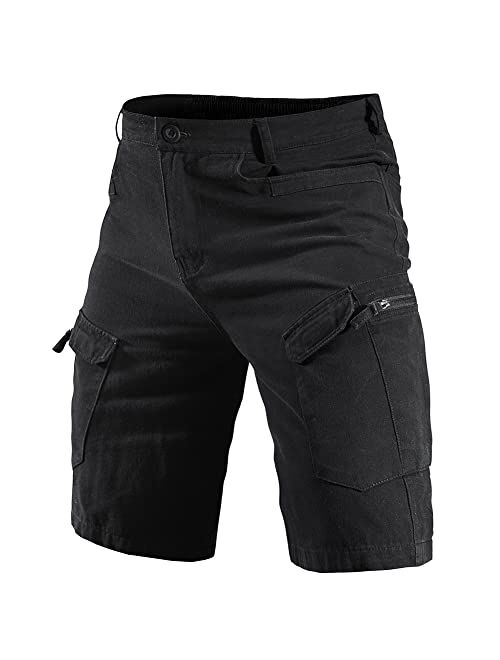 Kolongvangie Tactical Workout Shorts for Men Outdoor Casual Quick Dry Hiking Cargo Shorts with Multi Pockets 28-46 (No Belt)