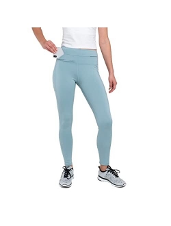 FlipBelt Women's Mid-Weight Leggings Workout with Pockets