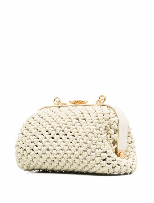 Tory Burch Cleo macramé mini bag