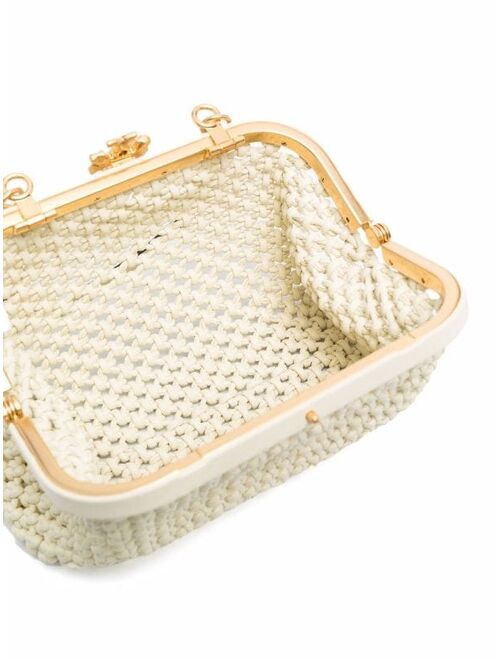 Tory Burch Cleo macramé mini bag