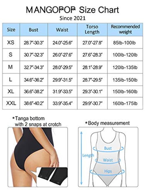 MANGOPOP Square Neck Ruffle Strap Stretchy Tank Tops Bodysuit for Women