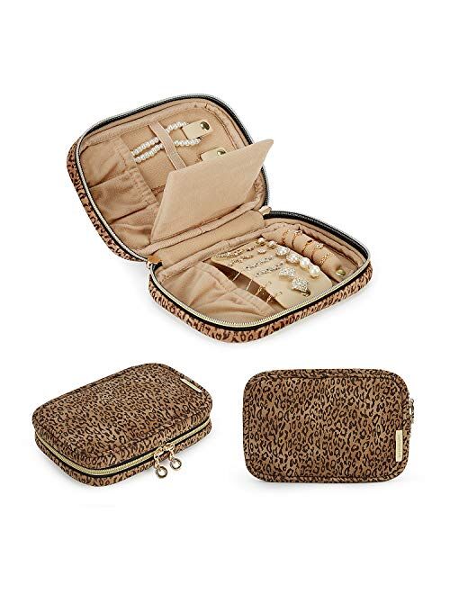 BAGSMART Jewelry Organizer Case Travel Jewelry Storage Bag for Necklace, Earrings, Rings, Bracelet