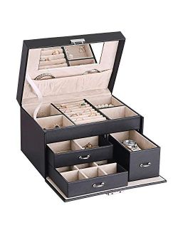 BEWISHOME 3 TIRE JEWELRY ORGANIZER FOR JEWELRY