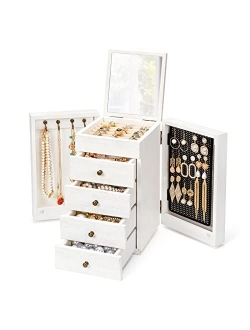 Meangood Jewelry Organizer Box 2 Layer