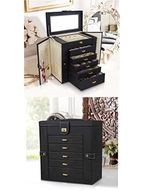 Kendal Huge Leather Jewelry Box/Case/Storage LJC-SHD5