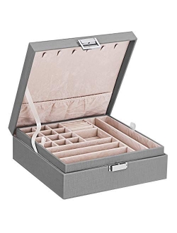 BEWISHOME JEWELRY BOX JEWELRY ORGANIZER FOR NECKLACE