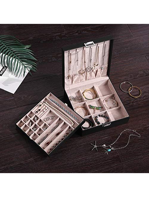 BEWISHOME JEWELRY BOX JEWELRY ORGANIZER FOR NECKLACE