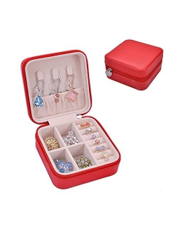 NuAngela Jewelry Box Small Travel Jewelry Bags Organizer