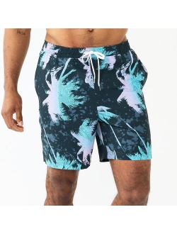 Full Elastic Waistband Swim Trunks