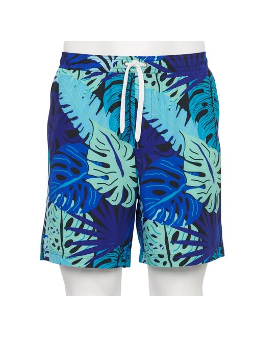 Buy Men's Sonoma Goods For Life® Full Elastic Waistband Swim Trunks ...