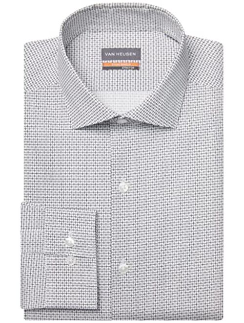 Van Heusen Men's BIG FIT Dress Shirt Stain Shield Stretch (Big and Tall)