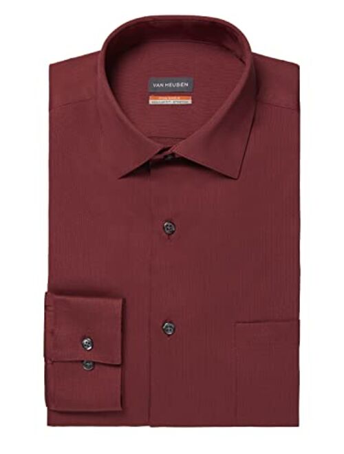 Van Heusen Men's Dress Shirt Regular Fit Stain Shield Stretch