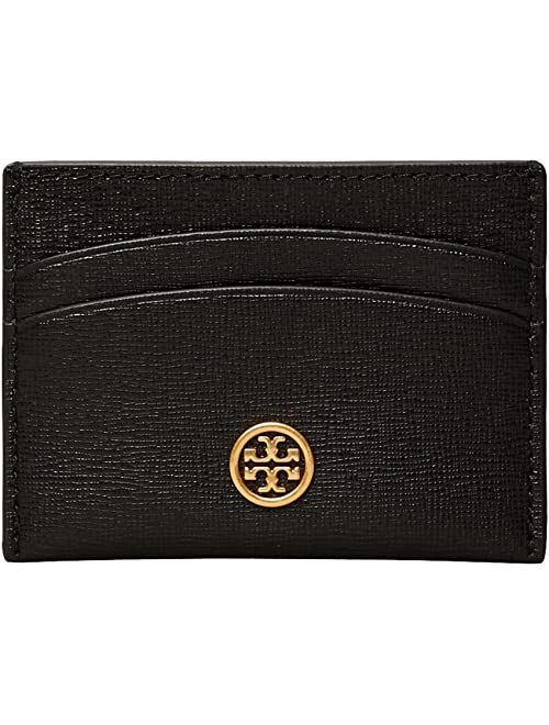 Tory Burch Robinson logo-plaque cardholder