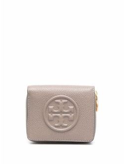 embossed-logo purse