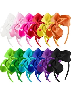 SIQUK 12 Pieces Bow Headbands for Girls Headband