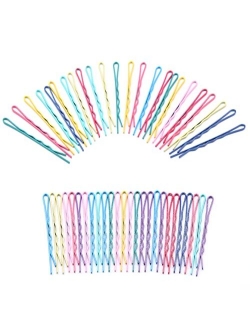 XIWIMISID Bobby Pins Black 100 Count Hair Pins for Women Lady Girls Kids With Box Everyday Essential Hair Accessories Great for All Hair Types 100 Pcs (2 inch)