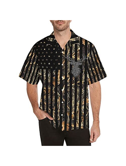 HUGLAZY Memphis Shirts Vintage Button Up Shirt Retro Hawaiian Hawaiian Shirt