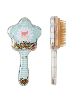 Zou.Rena Little Girls Hair Brush Easily Brushed Through Tangles Unicorn Gifts for Girls 3 Years Up