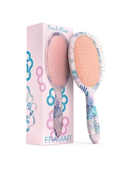 Framar Detangling Brush for Curly Hair Hair Brushes for Women Detangler, Hair Brush for Women, Hair Detangler Brush for Curly Hair, Elegant Hair Brush Detangler Kids Hair