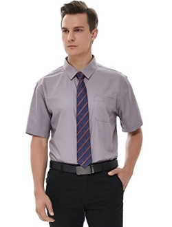 Beninos Men's Short Sleeve Dress Shirt