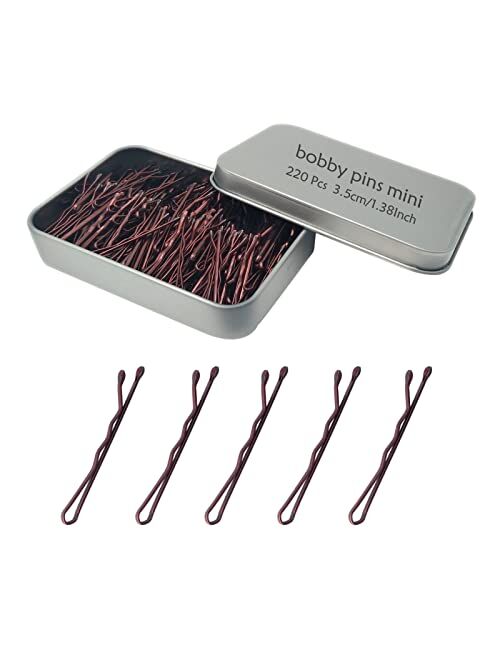 YINGFENG Mini Wavy 1.38 Inch Bobby Pins