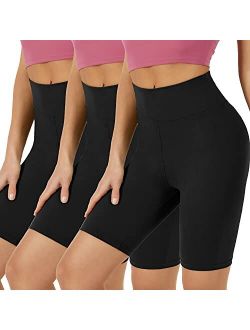 VALANDY Biker Shorts for Women High Waisted Workout Shorts for Women Yoga Pants 8" Soft Opaque