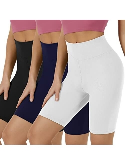 VALANDY Biker Shorts for Women High Waisted Workout Shorts for Women Yoga Pants 8" Soft Opaque