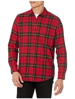 Men's Regular-fit Long-Sleeve Flannel Shirt