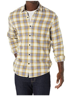 Men's Regular-fit Long-Sleeve Flannel Shirt