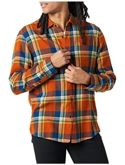 Men's Regular-fit Long-Sleeve Flannel Shirt