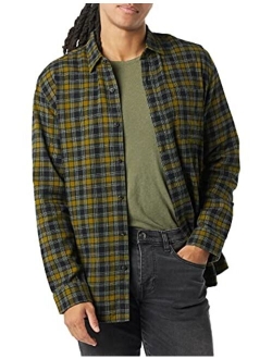 Men's Regular-fit Long-Sleeve Flannel Shirt