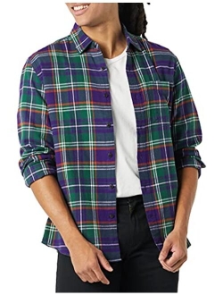 Men's Regular-fit Long-Sleeve Flannel Shirt