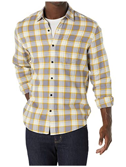 Amazon Essentials Men's Regular-fit Long-Sleeve Flannel Shirt