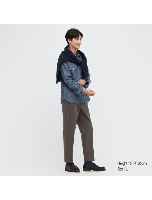 UNIQLO Smart 2-Way Stretch Cotton Ankle Pants