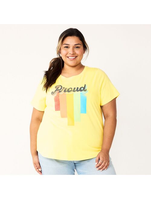 Plus Size Sonoma Goods For Life® Graphic Cotton Tee