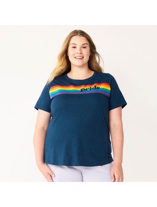 Plus Size Sonoma Goods For Life® Graphic Cotton Tee