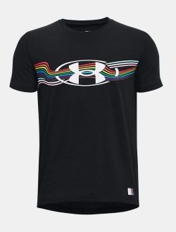 Kids' UA Pride Logo Short Sleeve